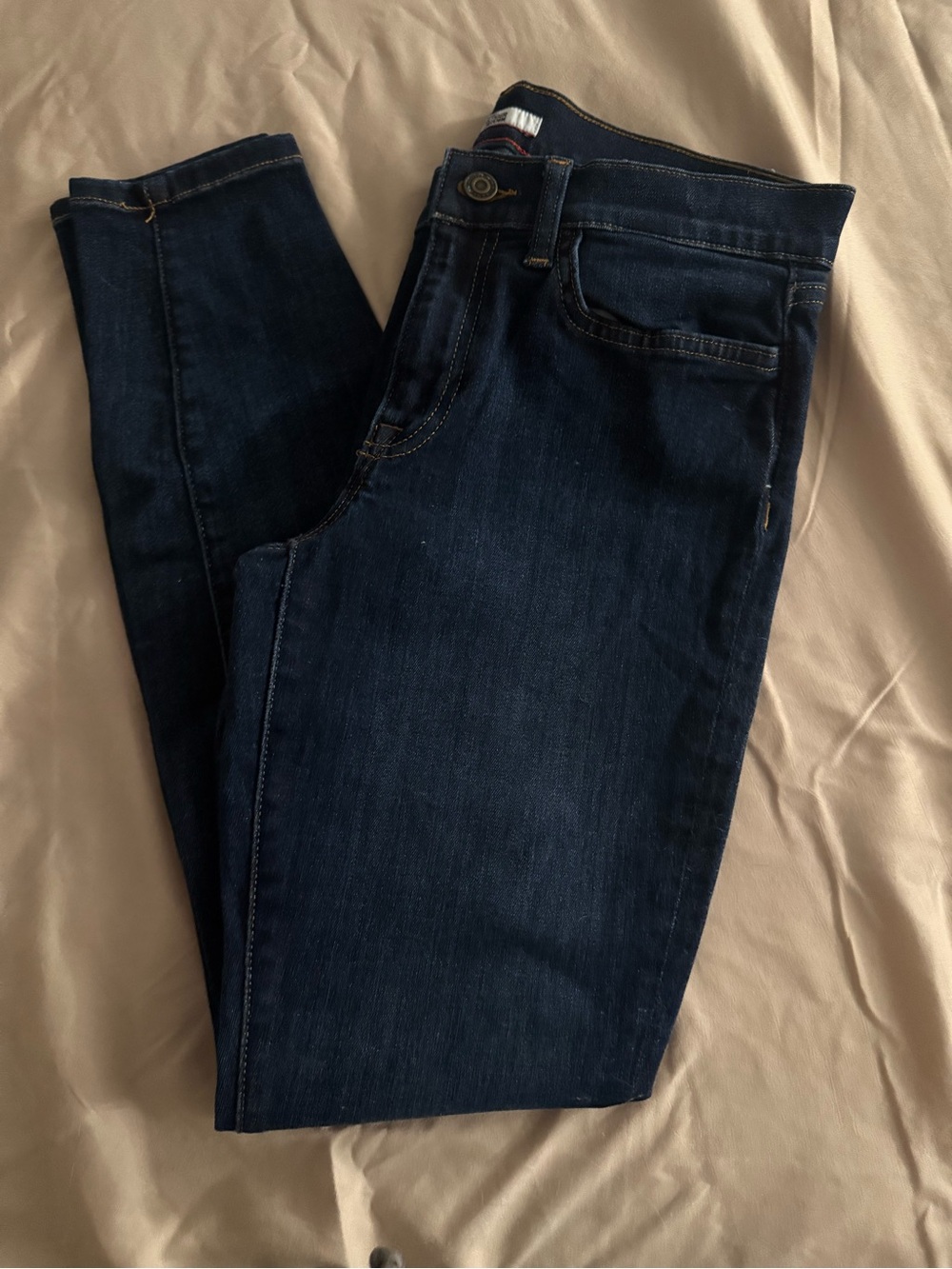 Tommy Hilfiger Men's Dark Indigo Skinny Jeans